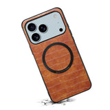 Crocodile PU Leather Magnetic Ring Phone Case | A09+1
