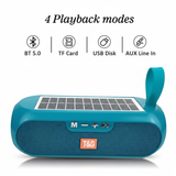 TG182 Solar with flashlight speaker Outdoor Bluetooth speaker 10W USB portable wireless support TF card FM radio assisted input