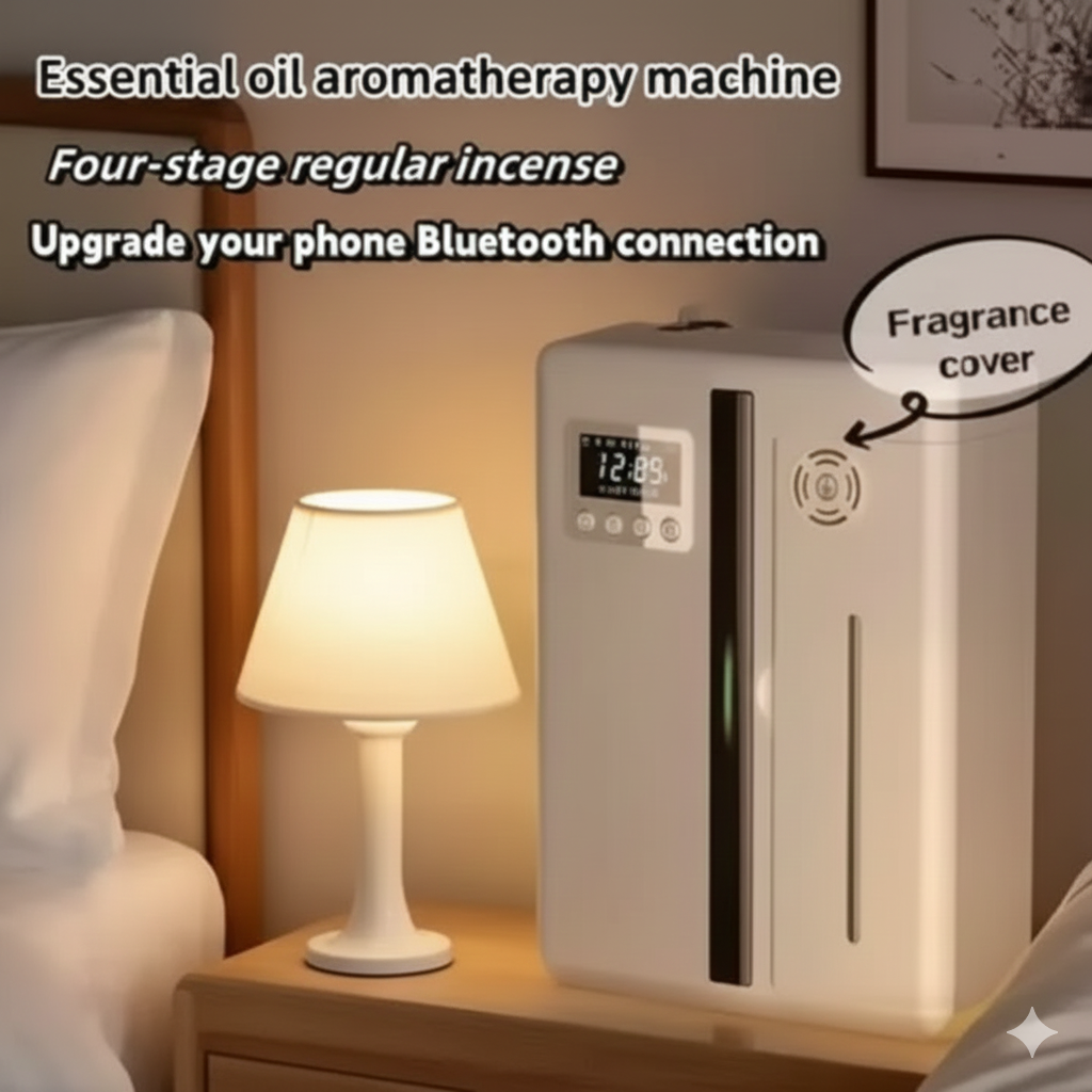 2025 New 160ml Smart Aromatherapy Diffuser Essential Oil Diffuser Home Hotel Spa Ultrasonic Essential Oil Aromatherapy Machine