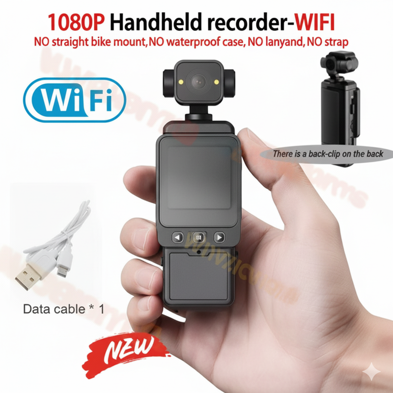 4K / 5K Ultra HD WIFI Action Camera 270° Rotatable Mini Sports Cam Waterproof Case Helmet Travel Bicycle Driver Recorder 1080P