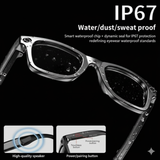 AI Smart Glasses with 8MP Camera Video Recording 100+ Languages Translation Sunglasses Bluetooth Call Music Play Men Women 2025