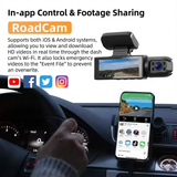 1080P WIFI Dual camera Dash Cam for cars, Front And Inside, car camera with IR Night Vision, Loop Recording, wide angle Car DVR Came
