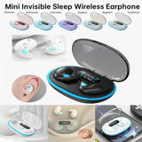 X55 Mini Invisible Sleep Wireless Earphone Bluetooth 5.3 Waterproof Noise Cancelling Touch Control Headphone for Better Sleep