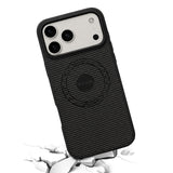 Carbon Fiber PU Leather Magnetic Phone Case | A15