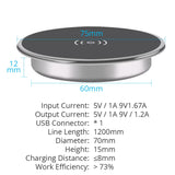 Desk Embeded Wireless Charger for iPhone 11 X Samsung S10 Xiaomi mi 9 Table Office 15W 10W 7.5W Qi Fast Pad Phone Charger 3.0