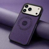 Carbon Fiber PU Leather Magnetic Phone Case | A15