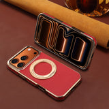 Top-Grain Cowhide Leather Case with Rotatable Kickstand | A23+1