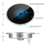 Desk Embeded Wireless Charger for iPhone 11 X Samsung S10 Xiaomi mi 9 Table Office 15W 10W 7.5W Qi Fast Pad Phone Charger 3.0