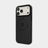 Carbon Fiber PU Leather Magnetic Phone Case | A15