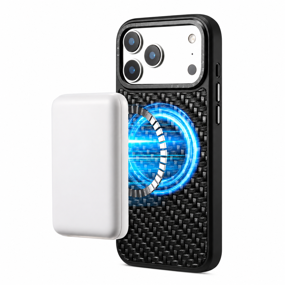 Woven Twill Cowhide Leather Magnetic Case | A26