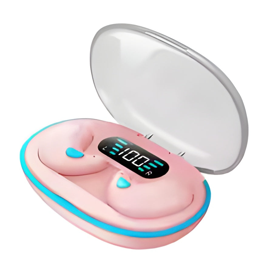 X55 Mini Invisible Sleep Wireless Earphone Bluetooth 5.3 Waterproof Noise Cancelling Touch Control Headphone for Better Sleep