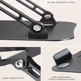 Phone Tablet Stand Adjustable Aluminum Alloy laptop Tablet up to 17 "Laptop Portable Folding stand Cooling stand support