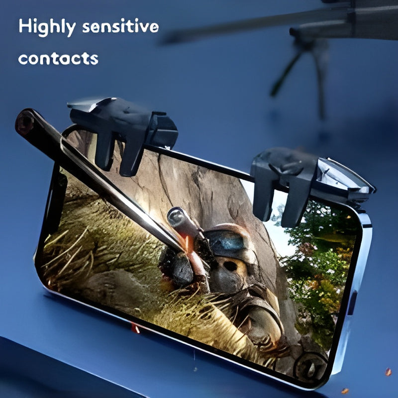 G21 1 Pair 6 Finger Game Controller for PUBG Game Mobile Gamepad Trigger Joystick Shooter Fire Button Controller for PUBG Mobile