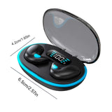 X55 Mini Invisible Sleep Wireless Earphone Bluetooth 5.3 Waterproof Noise Cancelling Touch Control Headphone for Better Sleep