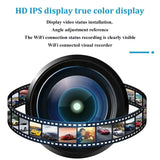 1080P WIFI Dual camera Dash Cam for cars, Front And Inside, car camera with IR Night Vision, Loop Recording, wide angle Car DVR Came