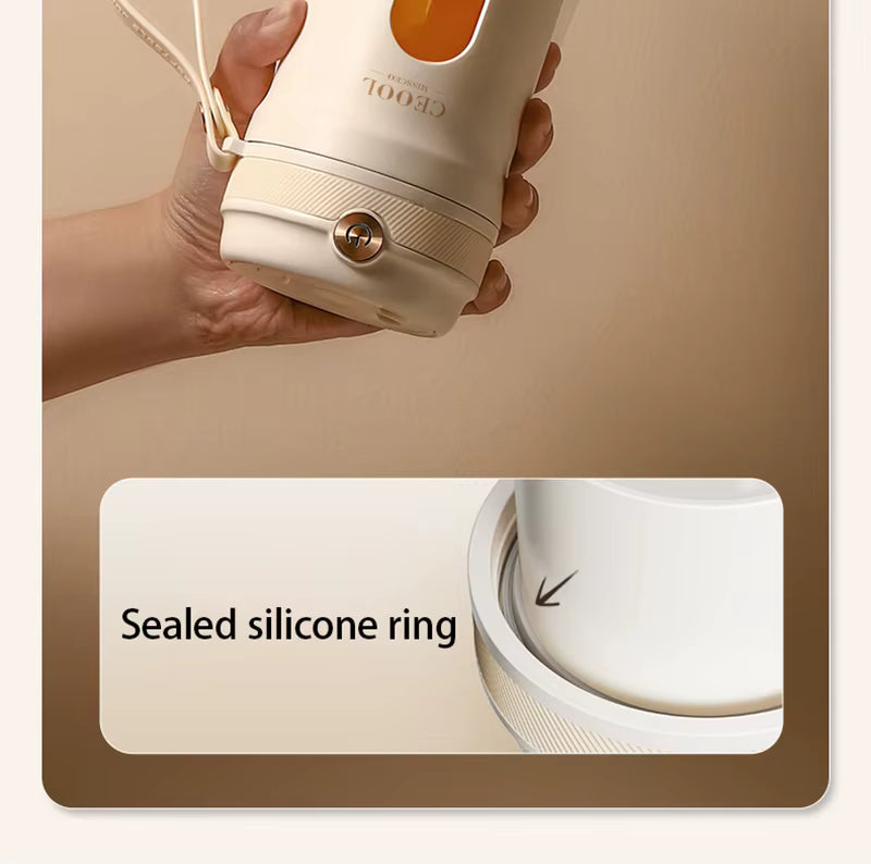 4/10 Blades Electric Portable Blender 350ML Juicer Fruit Mixers USB Rechargeable Smoothie Juicer Cup Squeezer Juice Maker