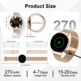 New 1.32" Full Touch Sports Smart Watch — Call Function, Fitness Tracking, Step Count&Calorie Calc, Sports Modes, Message Alerts, 360P Display, USB Charging, Alloy Body, 500mAh Battery, Wireless, Dialing & Wallpaper, Music, Remote Camera, Android & iPhone