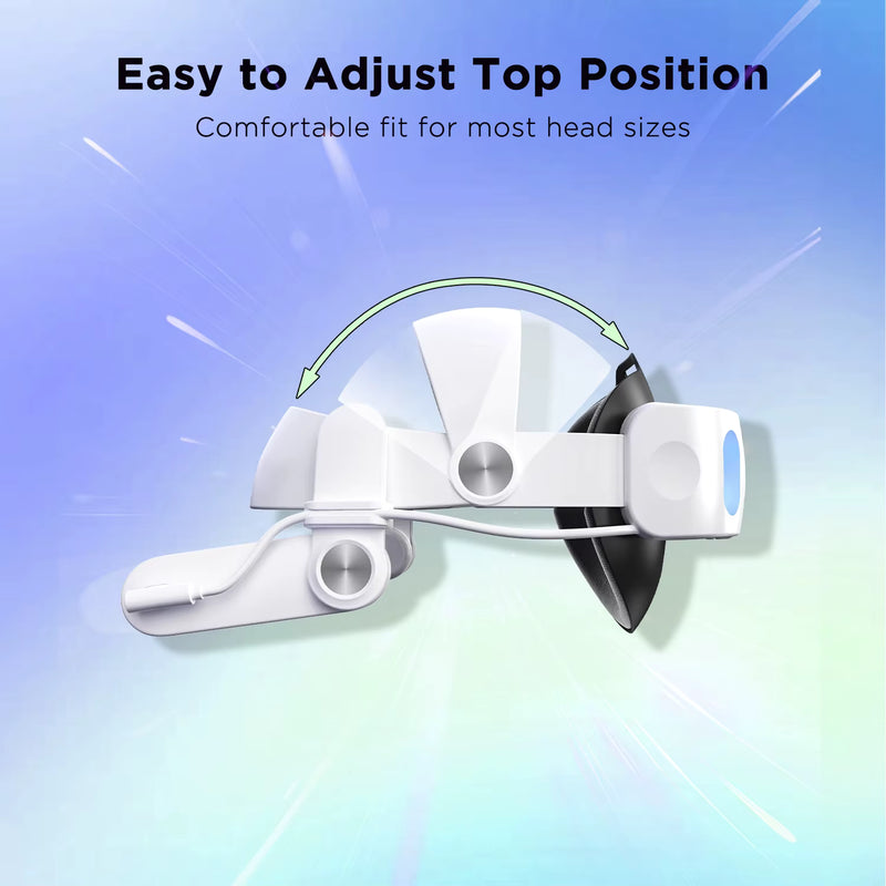 10000mAh Battery Comfort Head Strap For Meta Quest 3/3s Replacement Elite Strap PD18W Charging Enhanced Playtime, Carrying Case