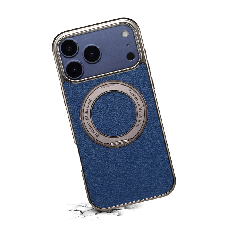Lychee PU Leather Case with Rotatable Kickstand | A25+2L