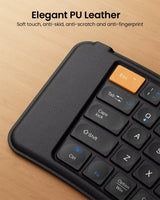 ProtoArc Ergonomic Foldable Keyboard XK03 Split Folding Bluetooth Portable Travel Keyboard for iPad iPhone Tablet Laptop PC