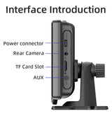 10.26" Carplay Screen for Car, Wireless CarPlay & Android Auto Multimedia Video Player, Universal Car Radio, BT AUX FM Car Stereo