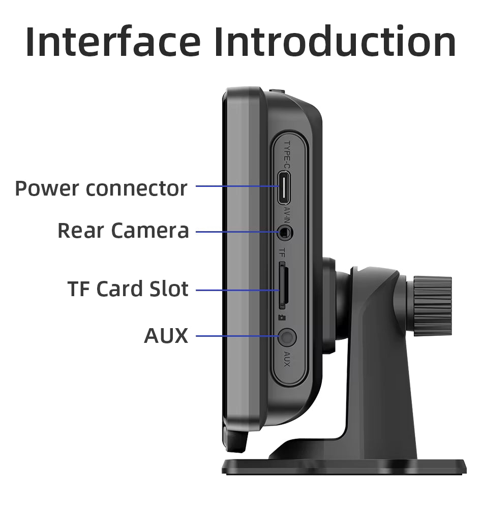 10.26" Carplay Screen for Car, Wireless CarPlay & Android Auto Multimedia Video Player, Universal Car Radio, BT AUX FM Car Stereo
