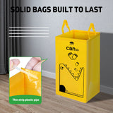 149L Recycling Bin Waterproof Recyclable Garbage Bag with Colorful Printing - Foldable Bottle Recycling Storage for Home Kitchen