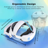 10000mAh Battery Comfort Head Strap For Meta Quest 3/3s Replacement Elite Strap PD18W Charging Enhanced Playtime, Carrying Case