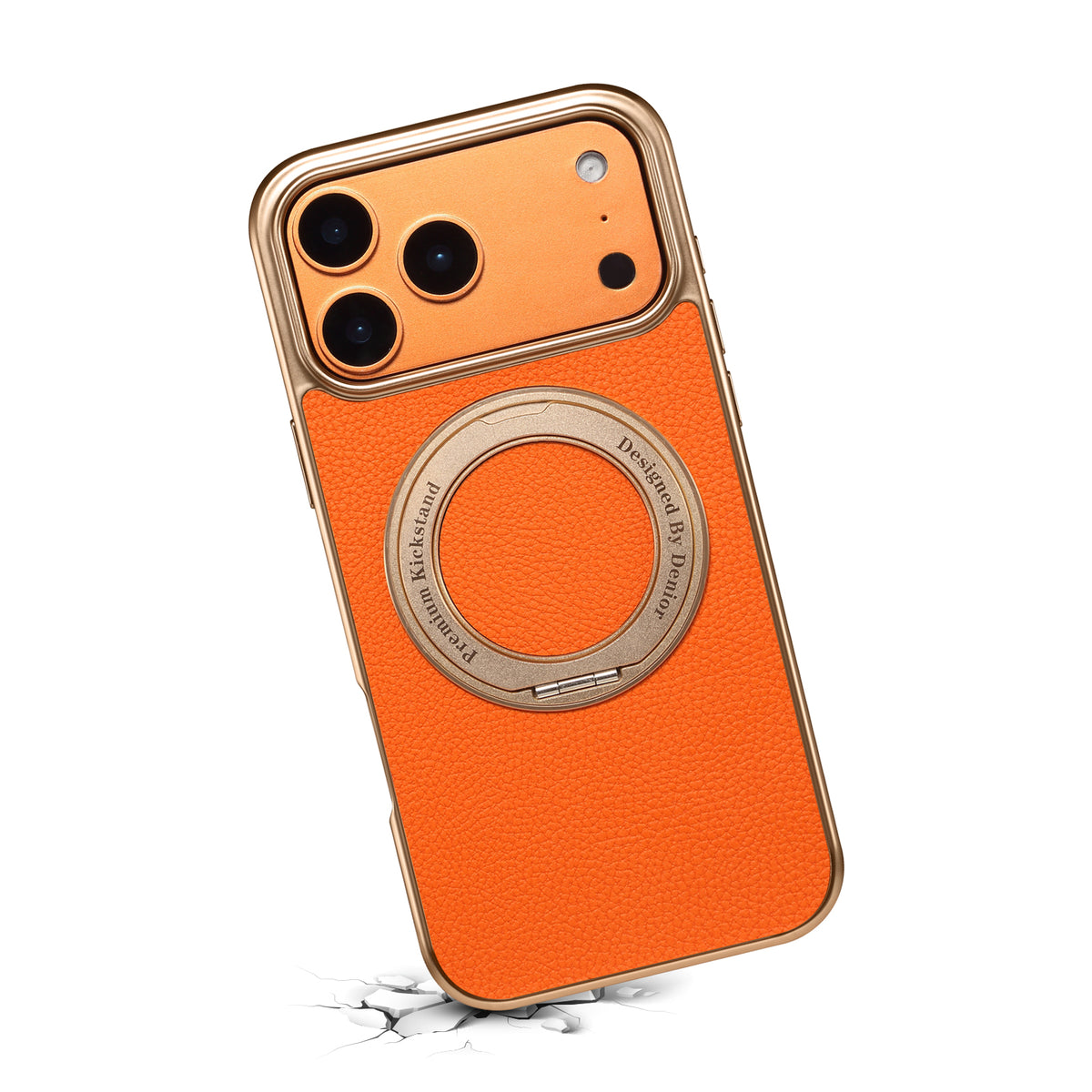 Lychee PU Leather Case with Rotatable Kickstand | A25+2L