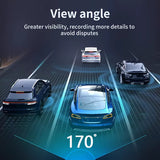 1080P WIFI Dual camera Dash Cam for cars, Front And Inside, car camera with IR Night Vision, Loop Recording, wide angle Car DVR Came