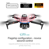 2025 S158 GPS Return Drone Screen Control Folding 8K HD Camera 5G Brushless Motor Optical Flow Positioning RC Quadcopter RC Toy