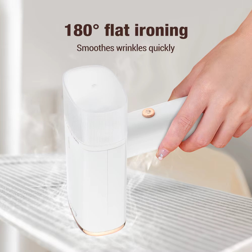 Portable Handheld Steam Iron 1000W Folding Mini Garment Hanging Steamer Clothes Ironing Wet Dry Ironing Machine for Home Travel