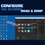 HAISEEN Visual Stream Deck Keyboard LCD Button 15Key Live Content Creation Controller Customizable Windows Mac OS Android iOS