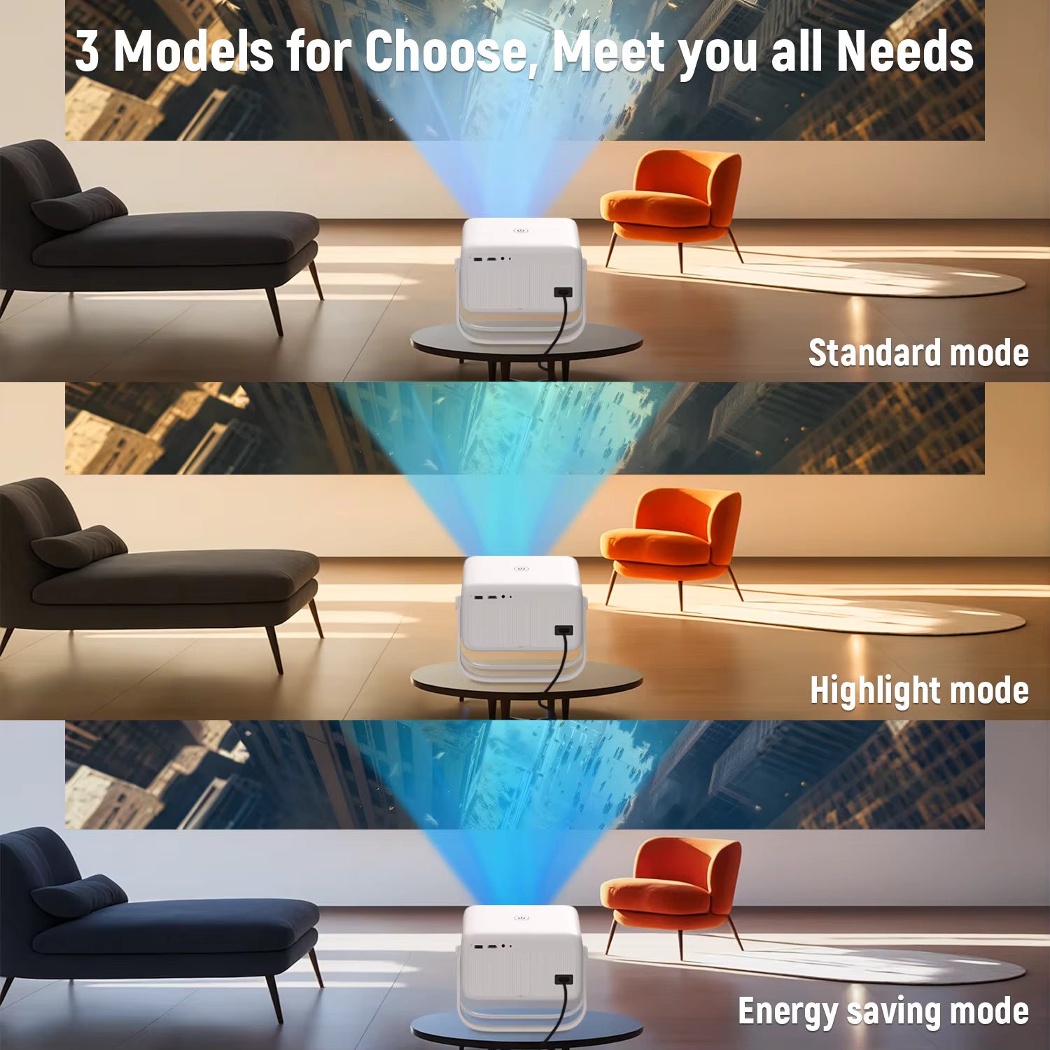 Velec 2025 New Projector 8K Video Decode 650 ANSI 1080 Auto Focus Android 14 Smart Portable Outdoor Movie Projector Home Theater