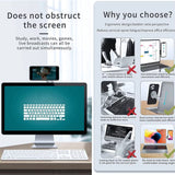 2 In 1 Laptop Expand Stand Notebook For iPhone 13 Xiaomi Support For Macbook Air Pro Desktop Holder Computer Notebook Accessorie