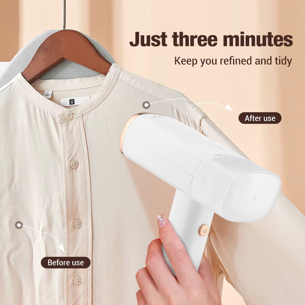 Portable Handheld Steam Iron 1000W Folding Mini Garment Hanging Steamer Clothes Ironing Wet Dry Ironing Machine for Home Travel