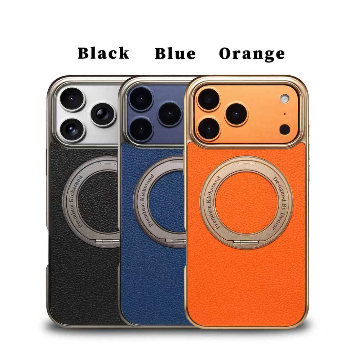 Lychee PU Leather Case with Rotatable Kickstand | A25+2L