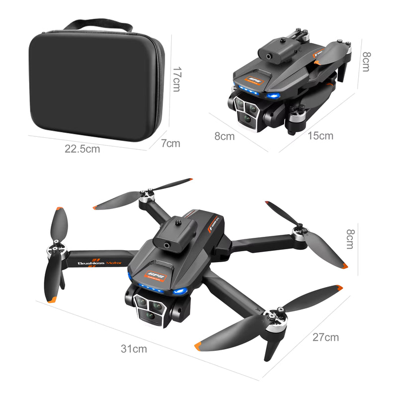 2025 S158 GPS Return Drone Screen Control Folding 8K HD Camera 5G Brushless Motor Optical Flow Positioning RC Quadcopter RC Toy