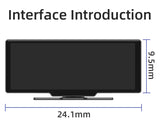 10.26" Carplay Screen for Car, Wireless CarPlay & Android Auto Multimedia Video Player, Universal Car Radio, BT AUX FM Car Stereo