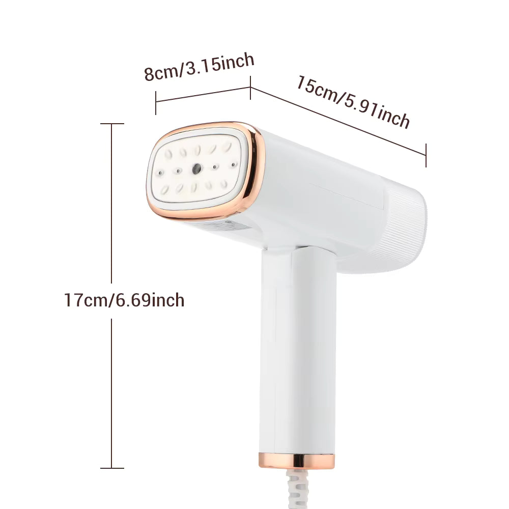 Portable Handheld Steam Iron 1000W Folding Mini Garment Hanging Steamer Clothes Ironing Wet Dry Ironing Machine for Home Travel