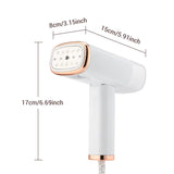 Portable Handheld Steam Iron 1000W Folding Mini Garment Hanging Steamer Clothes Ironing Wet Dry Ironing Machine for Home Travel