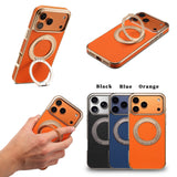 Lychee PU Leather Case with Rotatable Kickstand | A25+2L