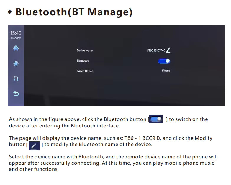 10.26" Carplay Screen for Car, Wireless CarPlay & Android Auto Multimedia Video Player, Universal Car Radio, BT AUX FM Car Stereo