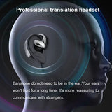 Bluetooth 5.1 Translation Headphones 144 Languages Instant Translate Smart Voice Translator Wireless Music Earphones Translator