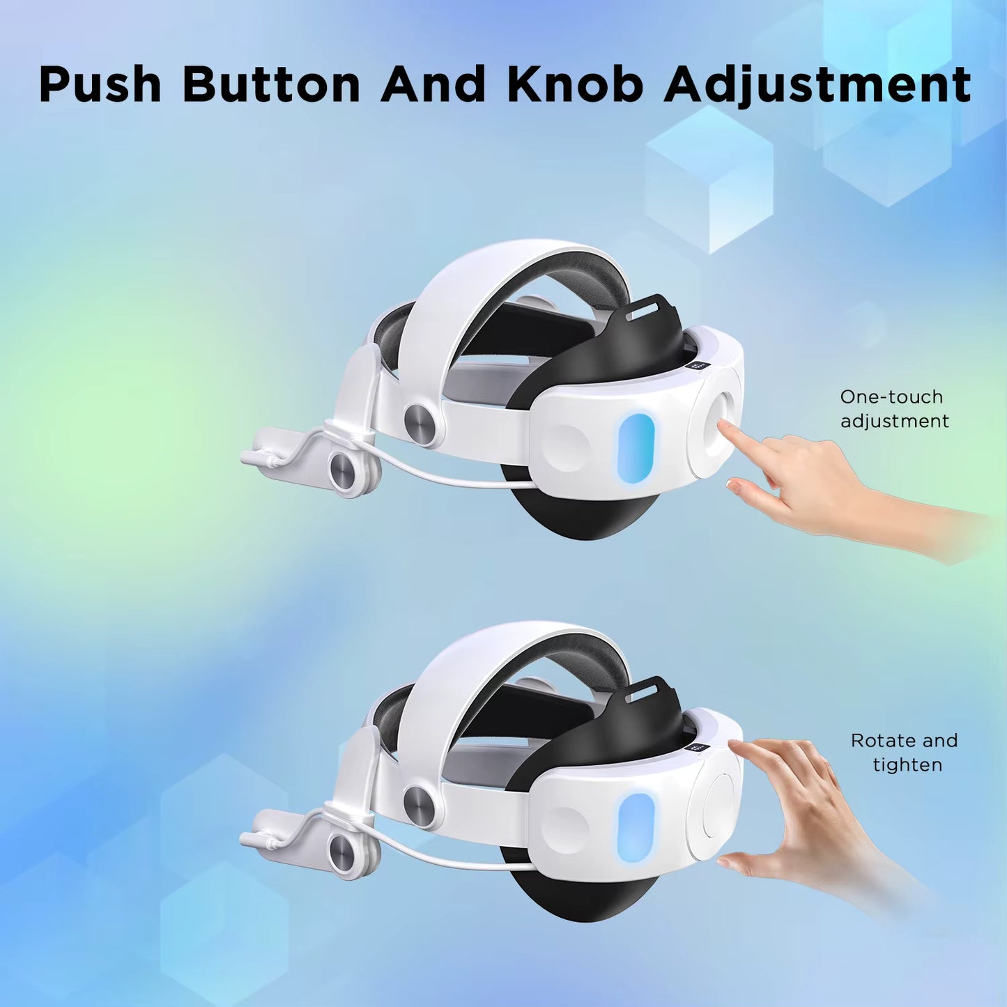 10000mAh Battery Comfort Head Strap For Meta Quest 3/3s Replacement Elite Strap PD18W Charging Enhanced Playtime, Carrying Case