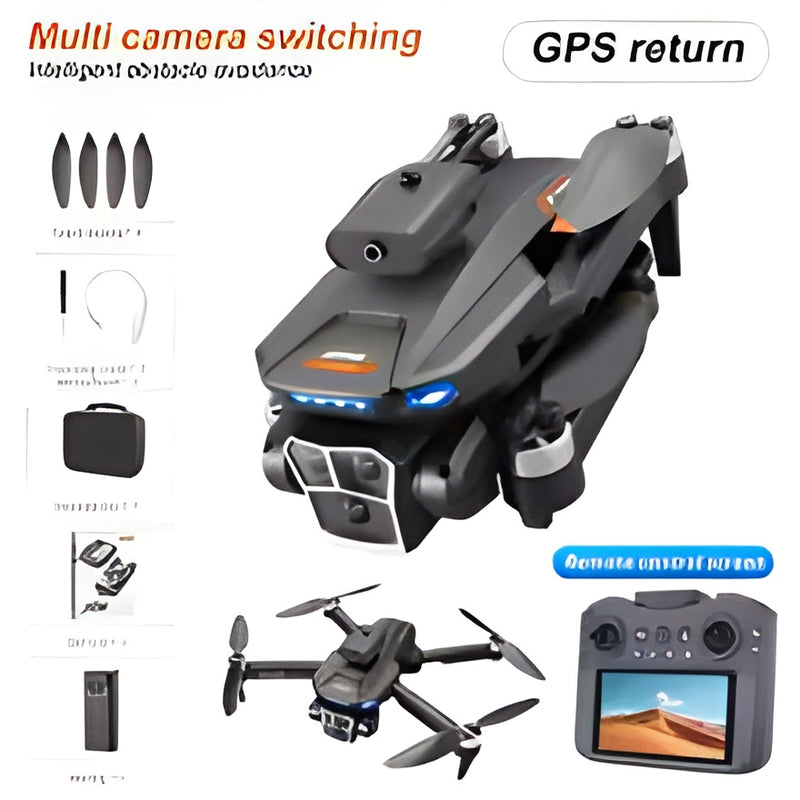 2025 S158 GPS Return Drone Screen Control Folding 8K HD Camera 5G Brushless Motor Optical Flow Positioning RC Quadcopter RC Toy