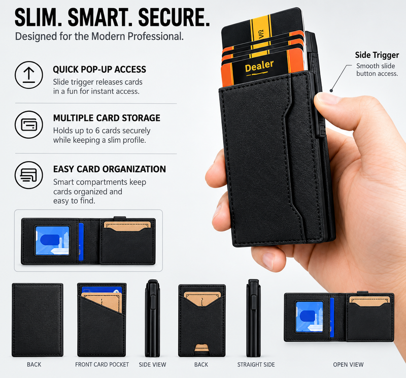 T3 Pop-Up Wallet - 13 Cards