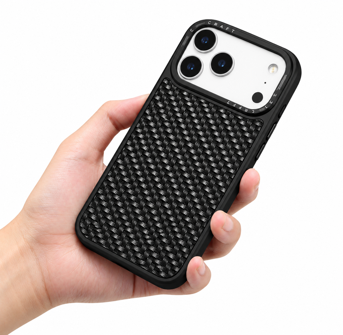 Woven Twill Cowhide Leather Magnetic Case | A26