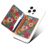 V10 Magnetic Card Holder - Floral Cork