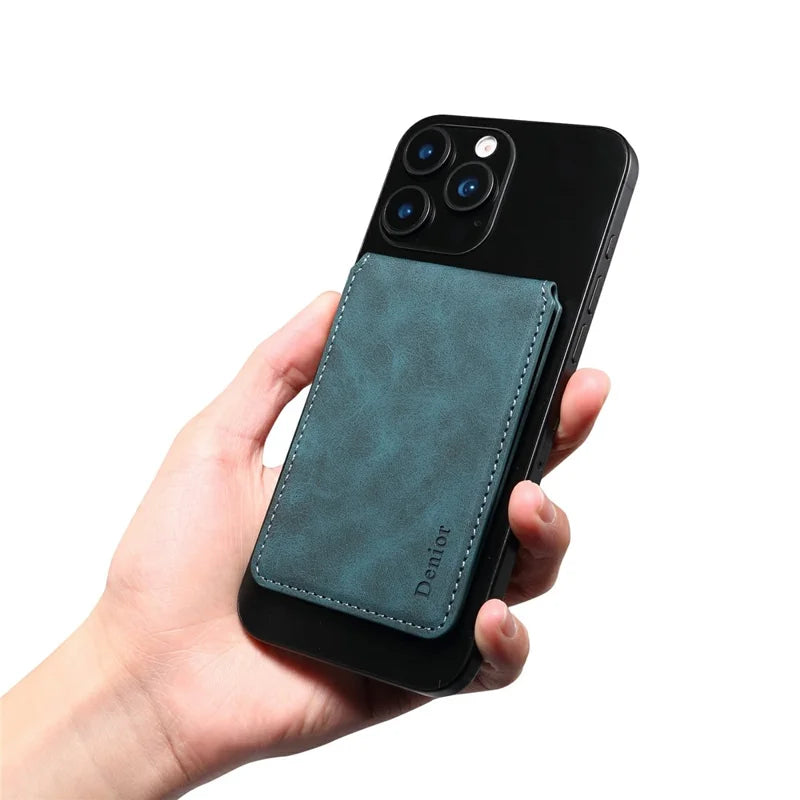 V19 Magnetic Card Holder - PU Leather